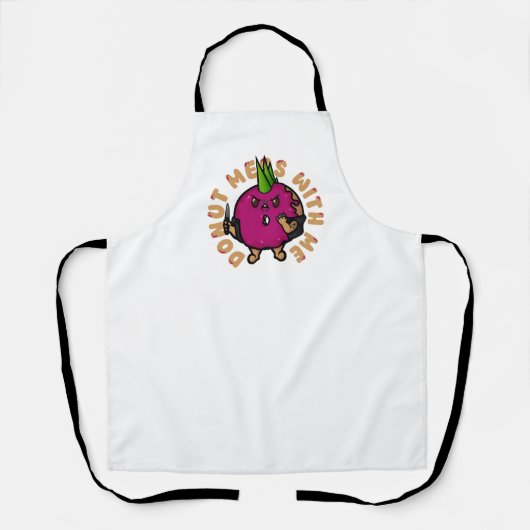 ドーナツに手を出すな エプロン (正面)