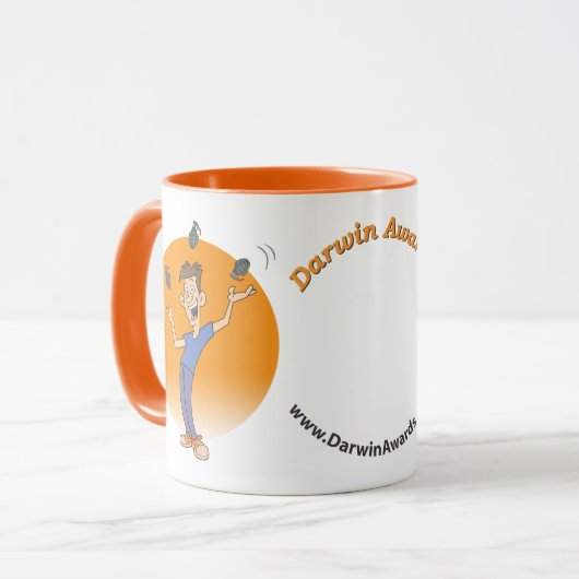 ドーナツのない手榴弾をごまかして下さい! マグカップ (正面左)