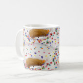 ドーナツのコーヒー・マグは興奮します コーヒーマグカップ (正面左)