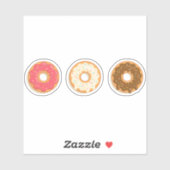 ドーナツのステッカー シール (シート)