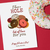 ドーナツのバレンタイン シーズンカード