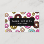 ドーナツのパタカラフルーン，ケーキ屋，ペストリー店 名刺 (正面)