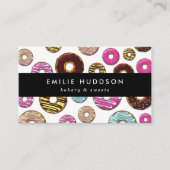 ドーナツのパタカラフルーン，ケーキ屋，ペストリー店 名刺 (正面)