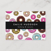 ドーナツのパタカラフルーン，ケーキ屋，ペストリー店 名刺 (正面)