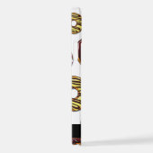 ドーナツのパターカラフルン、ドーナツ、あなたの名前 iPhoneケース (右側面)