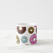 ドーナツのパターン,カラフルドーナツ,振りかける エスプレッソカップ (正面)
