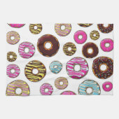 ドーナツのパターン,カラフルドーナツ,振りかける キッチンタオル (横)
