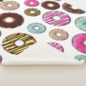 ドーナツのパターン,カラフルドーナツ,振りかける シェルパブランケット (3/4)