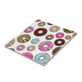 ドーナツのパターン，カラフルドーナツ，振りかける タイル (側面)