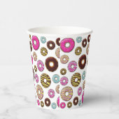 ドーナツのパターン，カラフルドーナツ，振りかける 紙コップ (右)