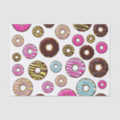 ドーナツのパターン，カラフルドーナツ，振りかける 薄葉紙 (正面)