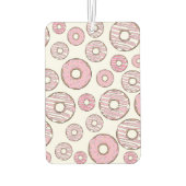 ドーナツのパターン，ピンクのドーナツ，振りかける カーエアーフレッシュナー (裏面)