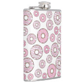 ドーナツのパターン，ピンクのドーナツ，振りかける フラスク (右)