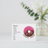 ドーナツの家の名刺 名刺 (スタンド正面)