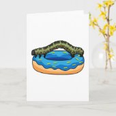 ドーナツの幼虫 カード (黄色い花)