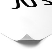 ドーナツの心配だけで幸せおもしろいなドーナツのパン ポスター (角)