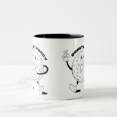 ドーナツの心配 ツートーンマグカップ (中央)