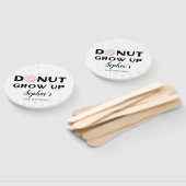 ドーナツの成長子供の誕生日パーティー ハンドファン (組立なし)