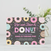 ドーナツの招待状 朝の陽ざしとともに ドーナツタイムが始まる 招待状 (スタンド正面)