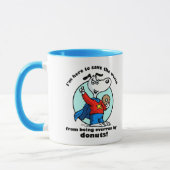 ドーナツの救助のマグ マグカップ (左)