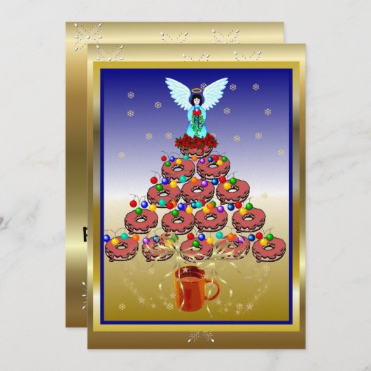 ドーナツの木 招待状 (正面/裏面)