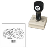 ドーナツの漫画イラスト ラバースタンプ (押印)