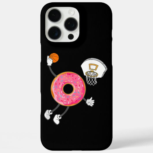 ドーナツの穴をダンクする食べ物のチャンピオン Case-Mate iPhoneケース (裏面)