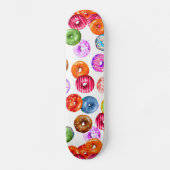 ドーナツの継ぎ目が無いパターン + あなたのbackgr。 及びアイディア スケートボード (正面)