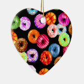 ドーナツの継ぎ目が無いパターン + あなたのbackgr。 及びアイディア セラミックオーナメント (右)