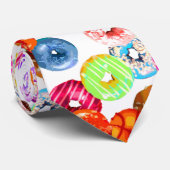 ドーナツの継ぎ目が無いパターン + あなたのbackgr。 及びアイディア ネクタイ (ロール)