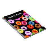 ドーナツの継ぎ目が無いパターン + あなたのbackgr。 及びアイディア ノートブック (右側)