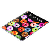 ドーナツの継ぎ目が無いパターン + あなたのbackgr。 及びアイディア ノートブック (左側)