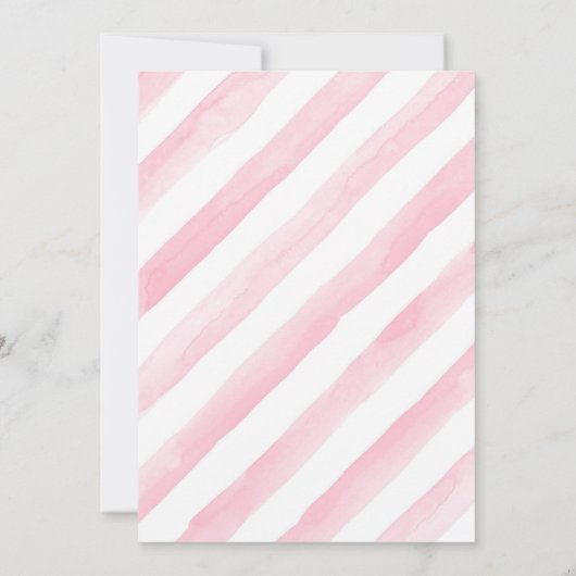 ドーナツの誕生日のパーティの招待状 招待状 (裏面)