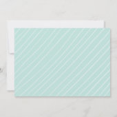 ドーナツの誕生日パーティー招待状　朝の陽ざしを浴びて 招待状 (裏面)