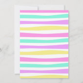 ドーナツの誕生日招待状, ドーナツ 招待状 (裏面)