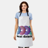 ドーナツの邪魔 エプロン (着用した状態)