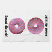 ドーナツの邪魔 キッチンタオル (横)