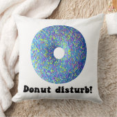 ドーナツの邪魔 クッション (ブランケット)