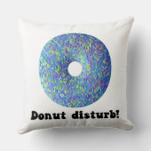 ドーナツの邪魔 クッション (裏面)