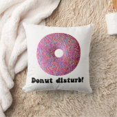 ドーナツの邪魔 クッション (ブランケット)