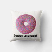 ドーナツの邪魔 クッション (裏面)