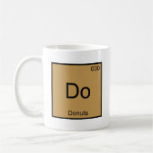 ドーナツのDo 楽しい化学元素記号Tシャツ コーヒーマグカップ (左)