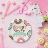 ドーナツはカスタマイズ可能な紙皿を-育ちます ペーパープレート (パーティー)