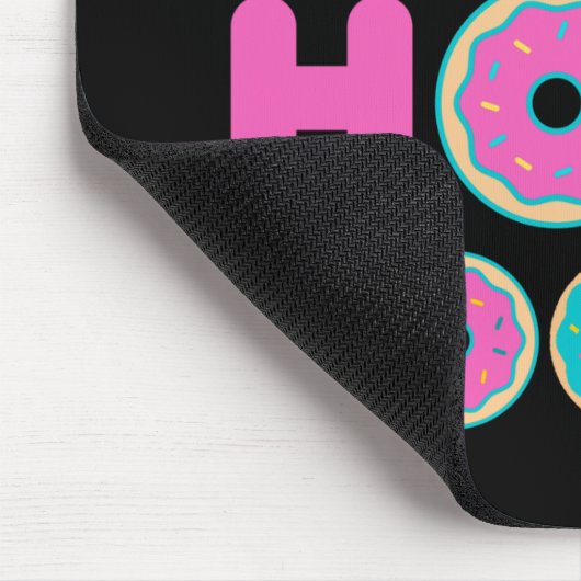 ドーナツは穴食の力を過小評価おもしろいする マウスパッド (コーナー)