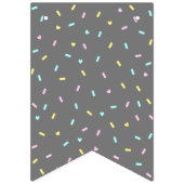 ドーナツは誕生会を育ちます バンティングフラッグ (第1の旗)