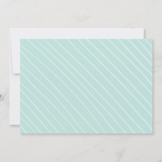 ドーナツは警官の誕生会を育ちます 招待状 (裏面)