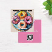ドーナツまたはベーカリー名刺 (デスク)