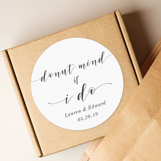 ドーナツもしマインド結婚は私の好意 ラウンドシール