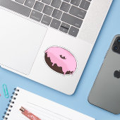 ドーナツをカスタマイズお気に入りの可能 シール (ノートパソコンとiPhone)