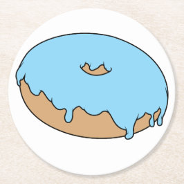 ドーナツをカスタマイズお気に入りの可能 ラウンドペーパーコースター